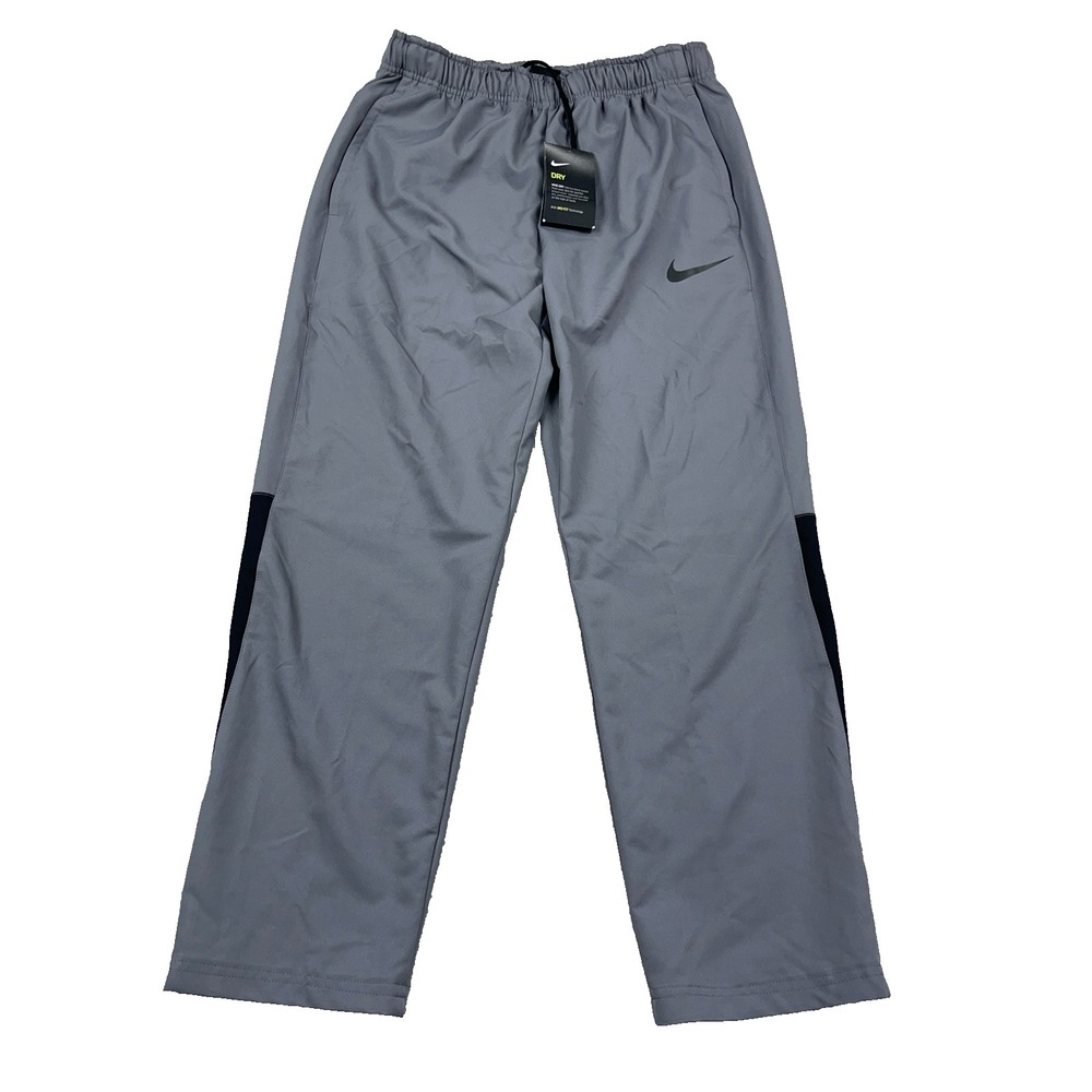Nike Pants Men Medium Gray Track Suit Windbreakers Joggers Dri Fit Baggy